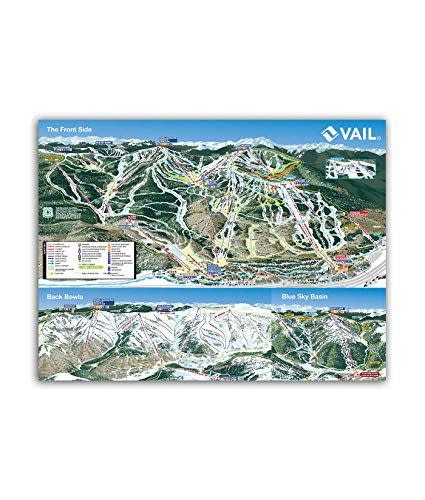 53) Ski Resort Trail Map