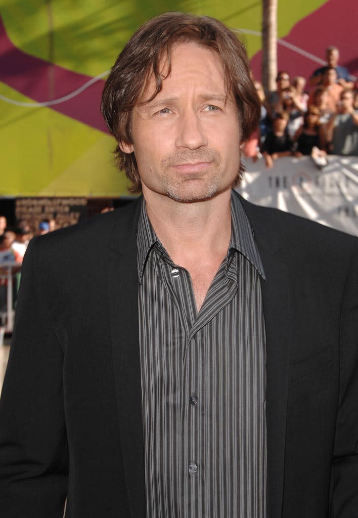 XFiles I Want to Believe Hollywood Premiere 2008 David Duchovny