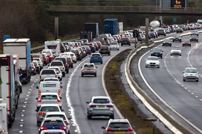 Stock photo of M5 traffic