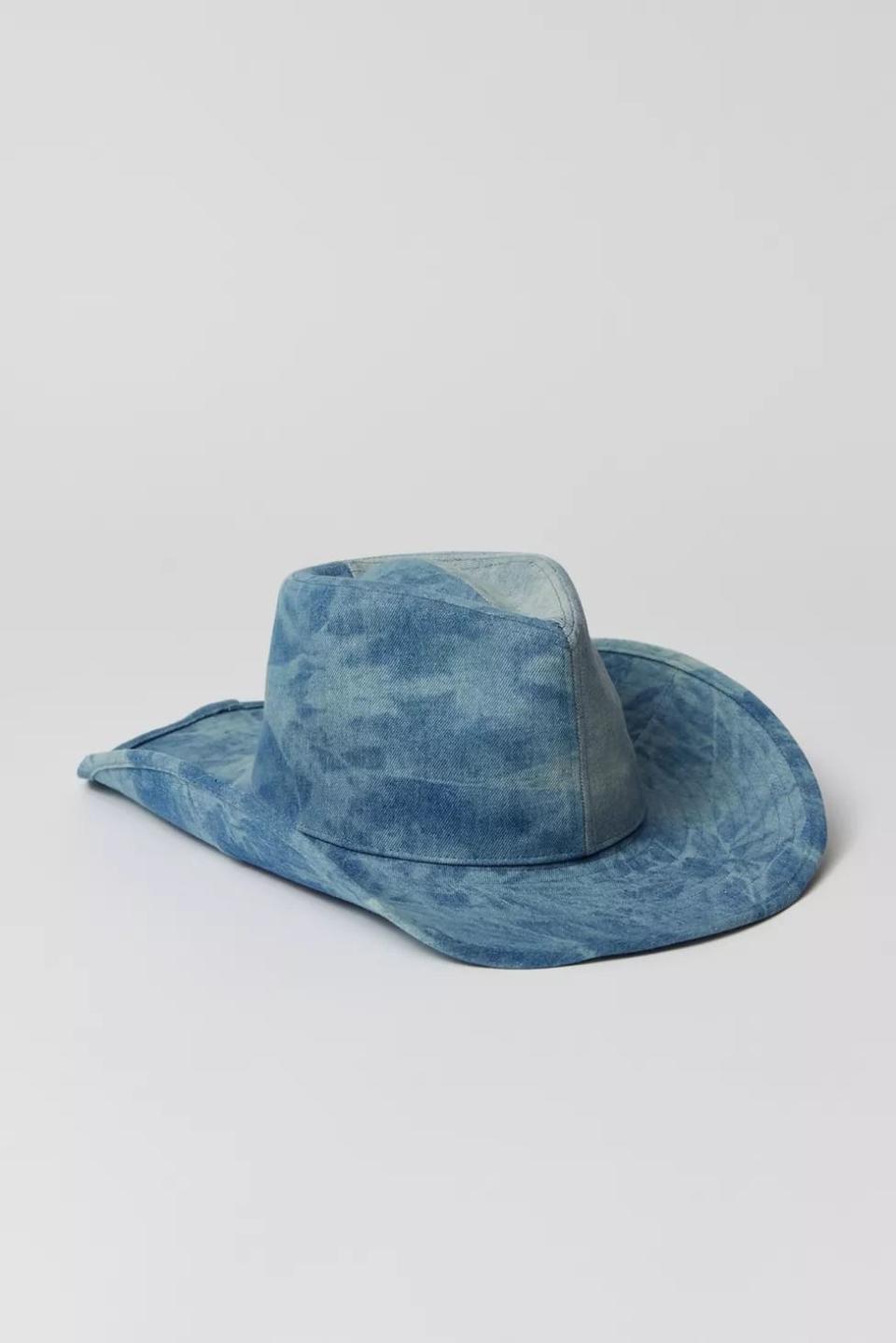 <p><a href="https://go.redirectingat.com?id=74968X1596630&url=https%3A%2F%2Fwww.urbanoutfitters.com%2Fshop%2Fwyeth-walker-denim-cowboy-hat%3Fcolor%3D040%26type%3DREGULAR%26size%3DONE%2BSIZE%26quantity%3D1&sref=https%3A%2F%2Fwww.biography.com%2Fcelebrities%2Fg45656421%2Flast-minute-celebrity-costumes%2F" rel="nofollow noopener" target="_blank" data-ylk="slk:Shop Now;elm:context_link;itc:0;sec:content-canvas" class="link ">Shop Now</a></p><p>Wyeth Walker Denim Cowboy Hat</p><p>urbanoutfitters.com</p><p>$29.00</p>