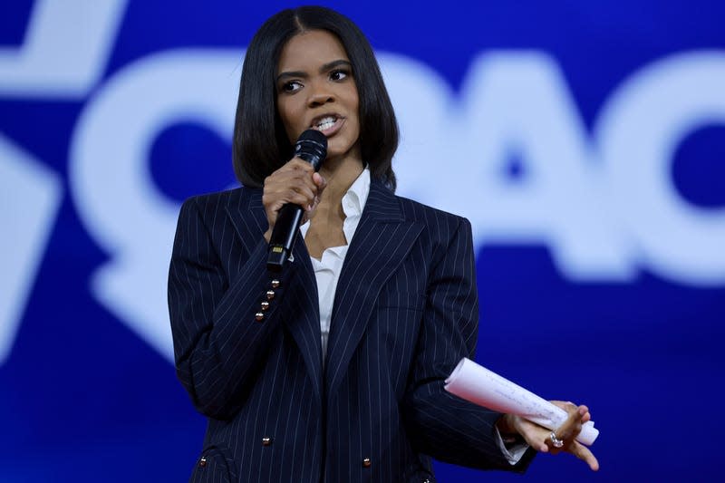 ORLANDO, FLORIDA - FEBRUARY 25: Candace Owens speaks during the Conservative Political Action Conference (CPAC) at The Rosen Shingle Creek on February 25, 2022 in Orlando, Florida. CPAC, which began in 1974, is an annual political conference attended by conservative activists and elected officials. - Photo: Joe Raedle (Getty Images)