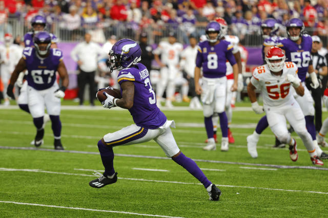 K.J. Osborn debuts as Vikings' No. 3 receiver on first depth chart - NBC  Sports