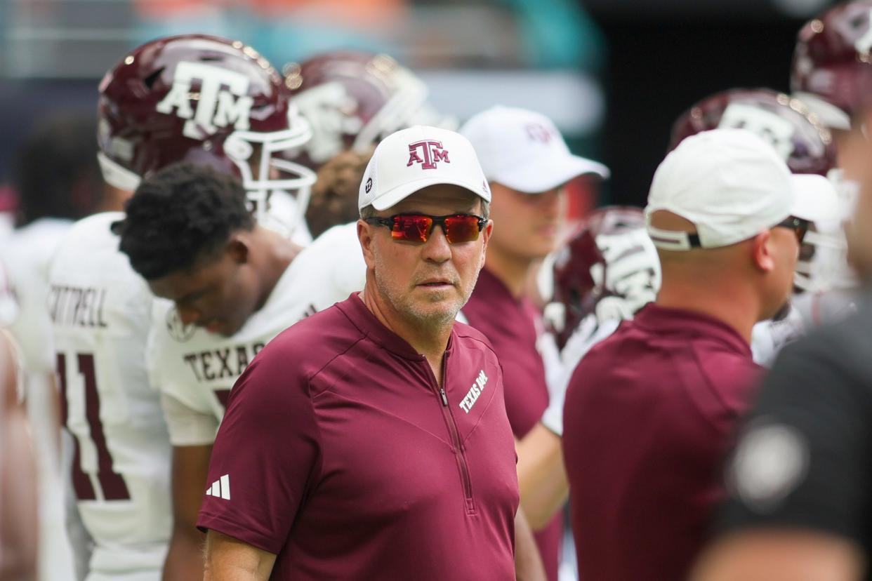 Another season, another year of wondering how safe Jimbo Fisher is at Texas A&M. His Aggies dropped out of the Top 25 rankings with their loss to Miami last week.