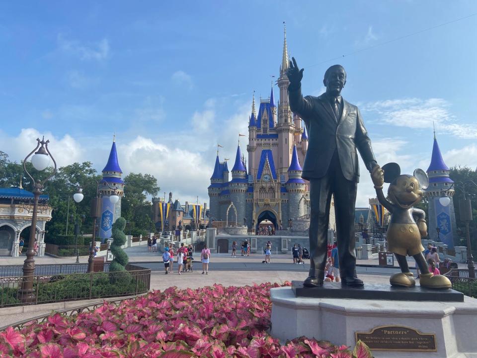 A smaller-capacity crowd was on hand early Saturday for the reopening of Magic Kingdom, which opened along with Animal Kingdom from 9 a.m. to 7 p.m.