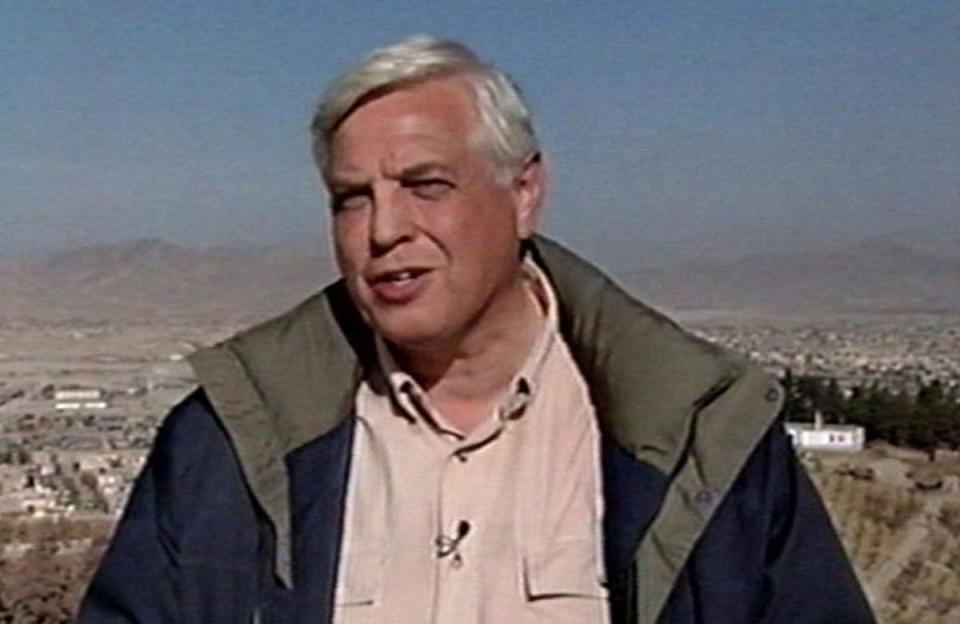 The journalist reporting during the invasion of Afghanistan in November 2001 (PA)