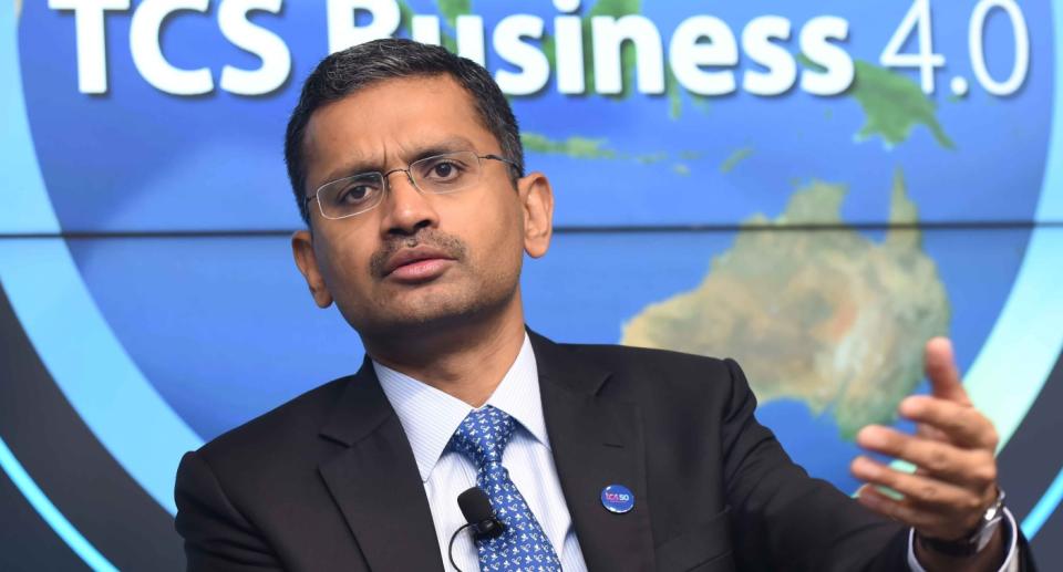 Rajesh Gopinathan, Chief Executive Officer, Tata Consultancy Services Ltd. Photo: Karen Dias/Bloomberg via Getty Images