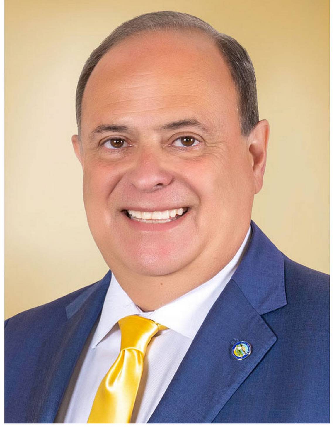 Doral Mayor Juan Carlos “J.C.” Bermudez is a candidate for Miami-Dade County’s District 12 commission seat. Former President Donald Trump endorsed Bermudez. Trump owns a golf resort in Doral.