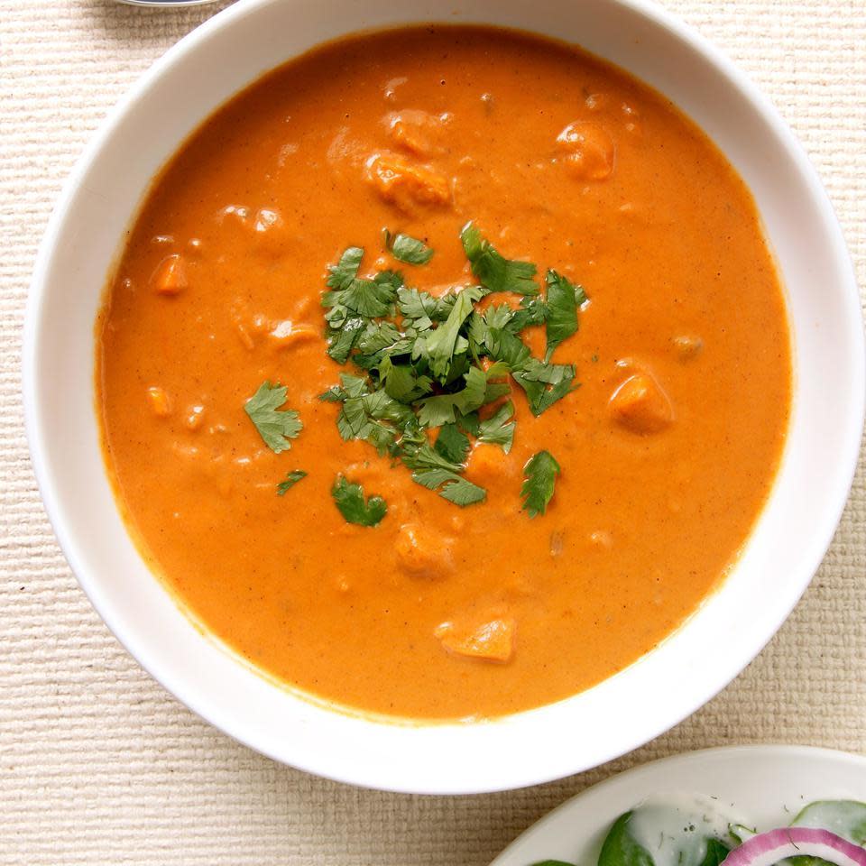 Sweet Potato-Peanut Bisque