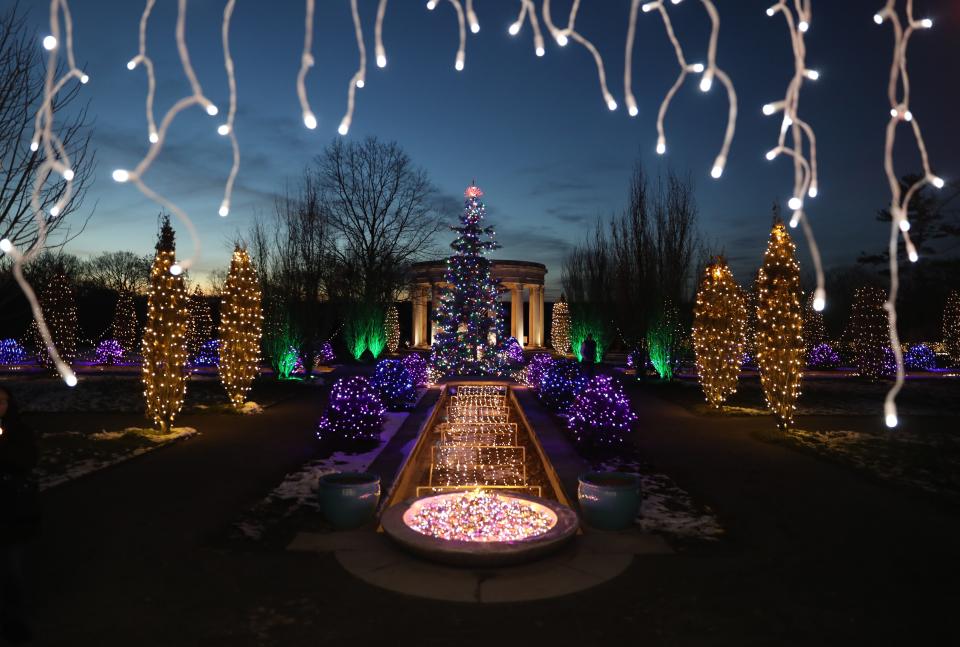 Scenes from the 2022 Grand Holiday Illumination at Untermyer Park and Gardens in Yonkers, Dec. 14, 2022. The display is open until January 1, 2023 from 4:30 p.m. till 8:00 p.m.