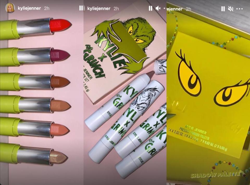 Kylie Jenner, Kylie x Grinch Collection, Kylie Cosmetics