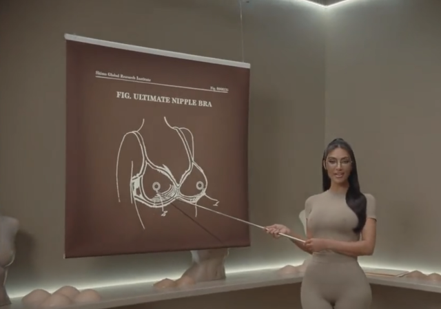 Kim Kardashian's Climate-Focused Skims Nipple Bra Advertising Is, In My  Humble Opinion, A Bit Of A Dystopian Mess - Yahoo Sport