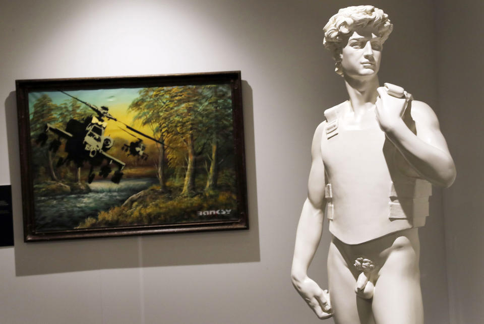 ‘Bullet Proof David’ – The Art of Banksy