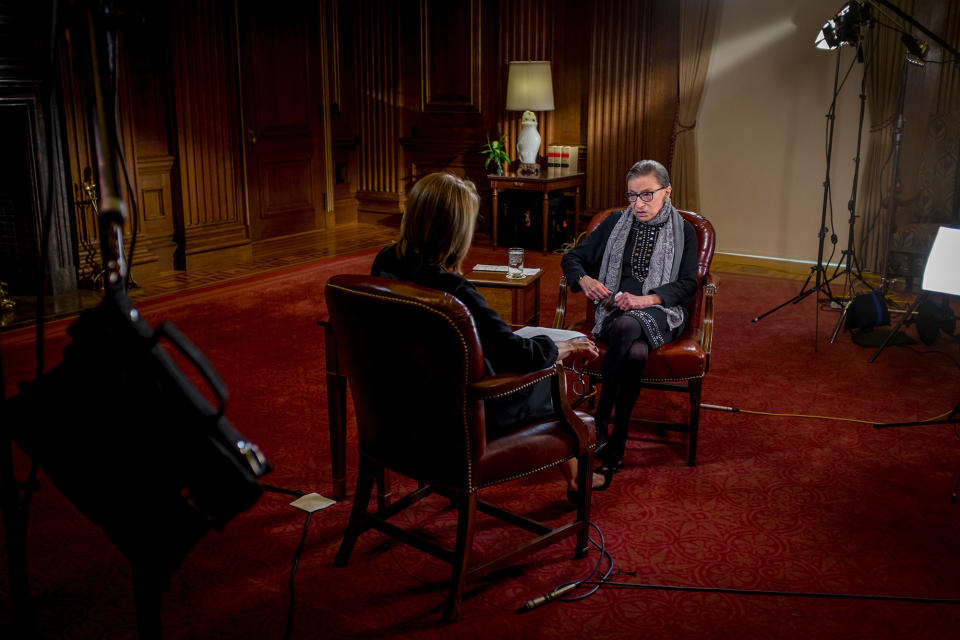 The Katie Couric interview with Justice Ruth Bader Ginsburg — behind the scenes