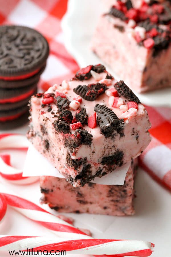 Peppermint Oreo Fudge