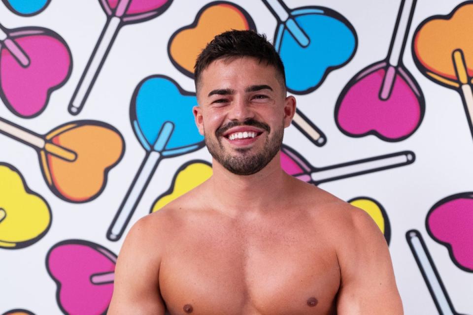 George Tasker is one of six new men to enter Love Island (ITV)