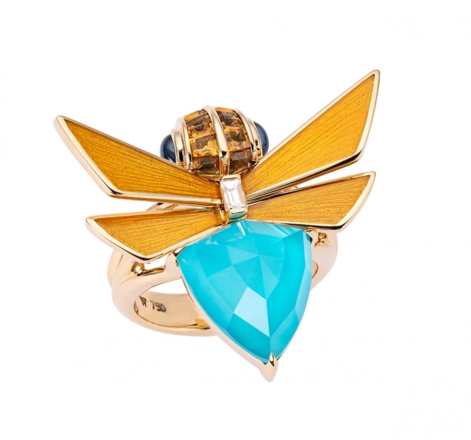 Jitterbug bee ring, £5,300 (Richard Green)