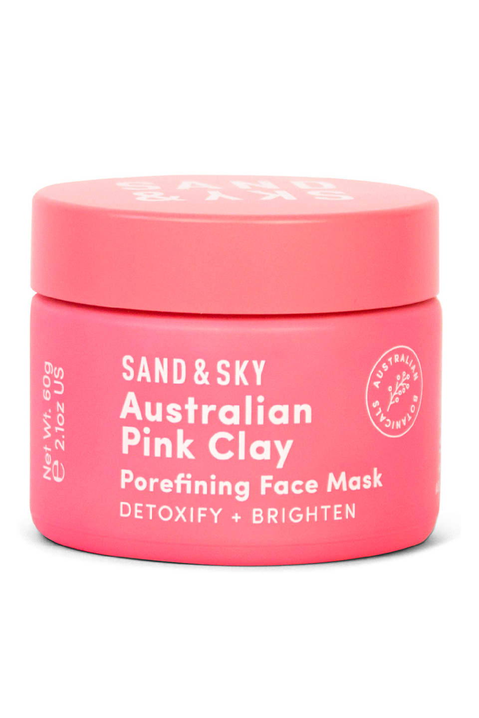 8) Sand & Sky Australian Pink Clay Porefining Face Mask