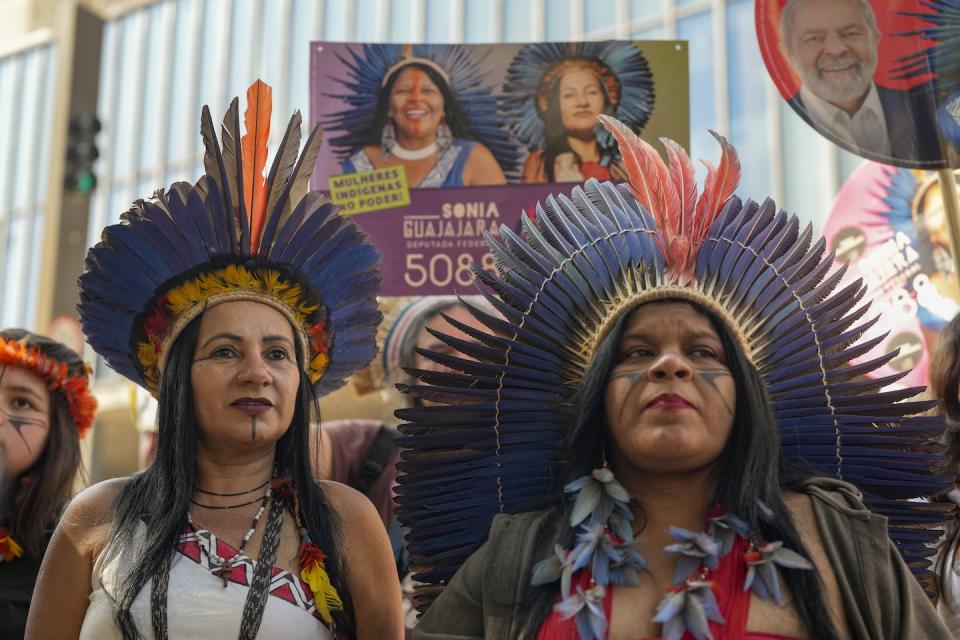 Indigenous peoples should be able to accept or reject mining on their traditional lands. Andre Penner/AP