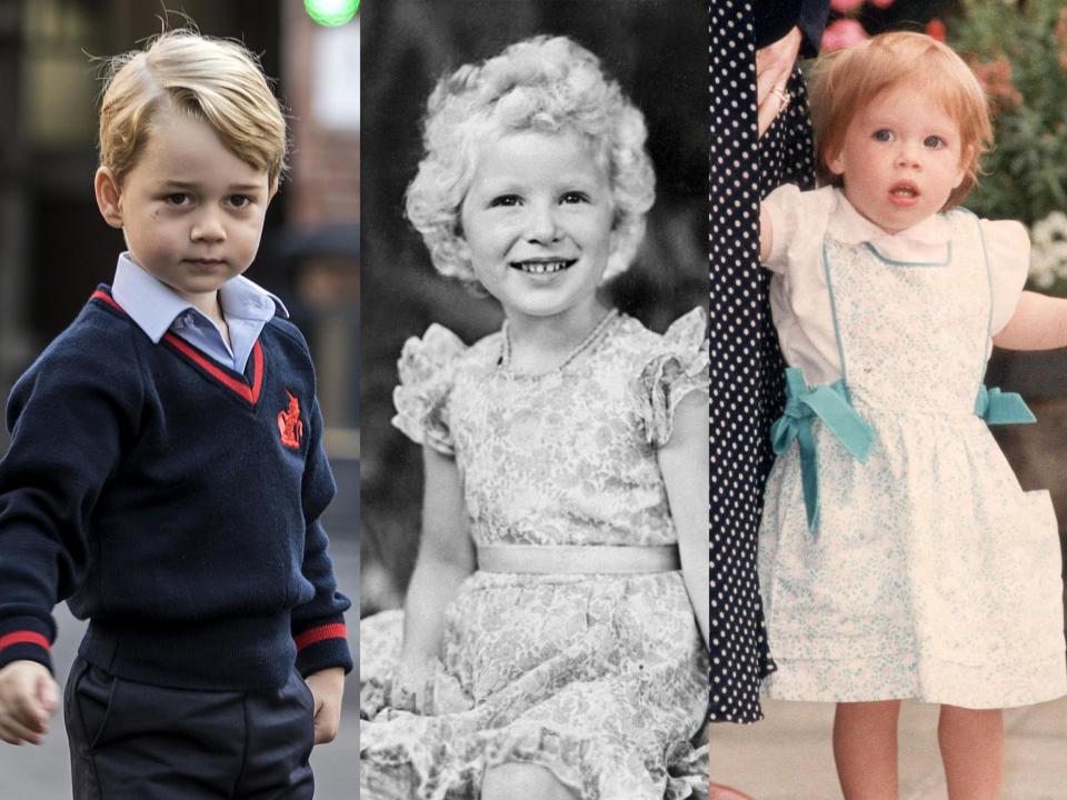 Royal baby: 16 pictures of the Windsor family when they were children