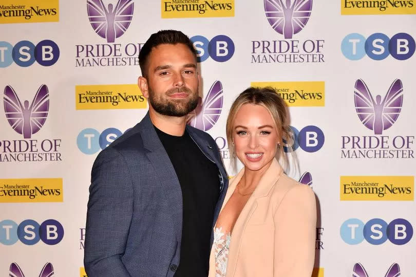 Ollie and Jorgie at the MEN Pride of Manchester Awards in 2022 -Credit:Getty Images