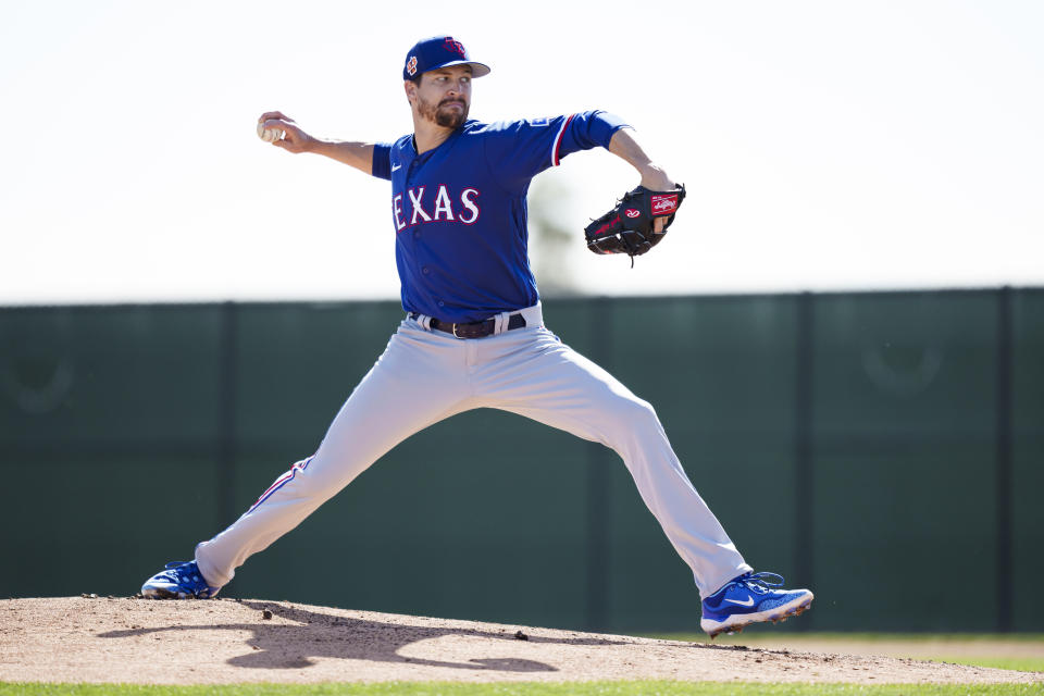 巨投Jacob deGrom將展開德州遊騎兵生涯的首個賽季。（Photo by Ben Ludeman/Texas Rangers/Getty Images）