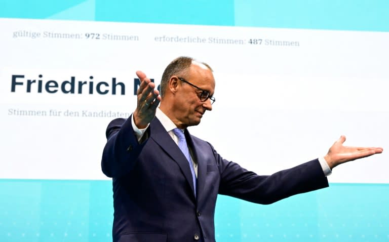 Der CDU-Parteitag hat Friedrich Merz als Chef bestätigt. (Tobias SCHWARZ)