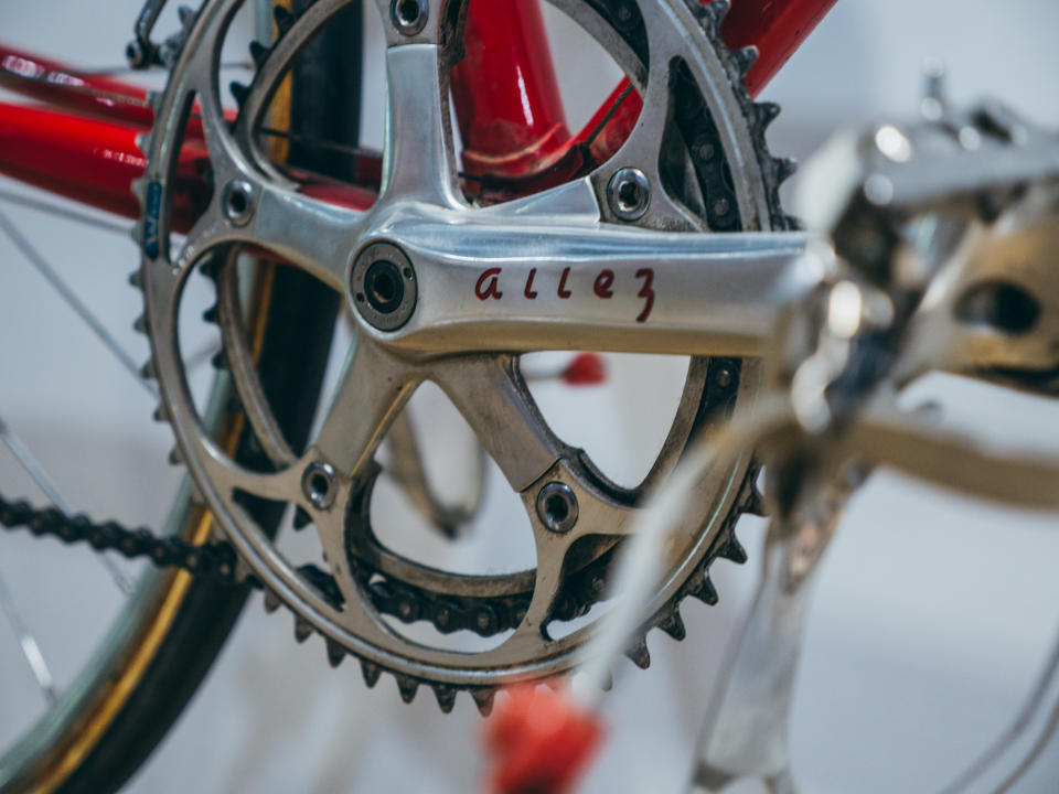 Inside the museum at Specialized HQ