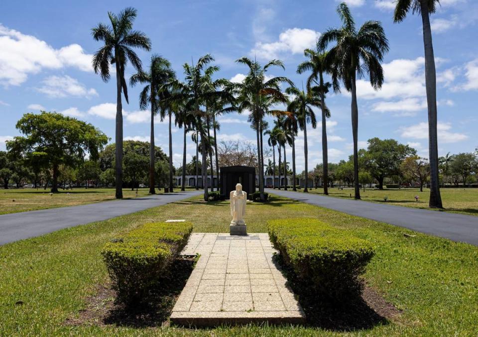 General view of the Lauderdale Memorial Park on Wednesday, April 17, 2024, in Fort Lauderdale, Florida.