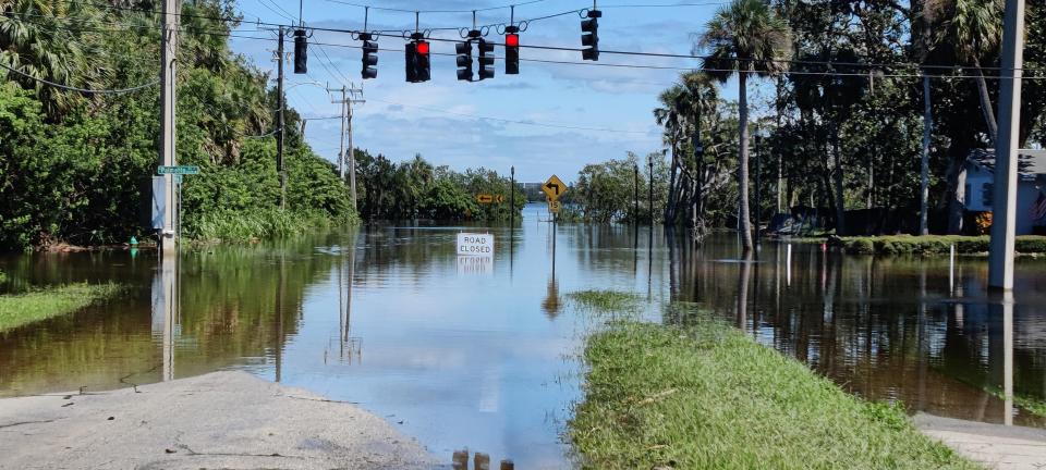 The Halifax River and a neighborhood just to its west around Palmetto Avenue and Wilder Boulevard in Daytona Beach became one after Tropical Storm Ian dumped 17 inches of rain in the area east of Nova Road on Sept. 28 and 29.