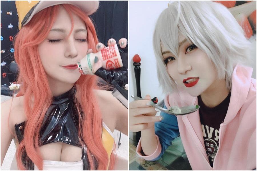 賴品妤也會在臉書po出「cosplay照」。（翻攝自賴品妤臉書）