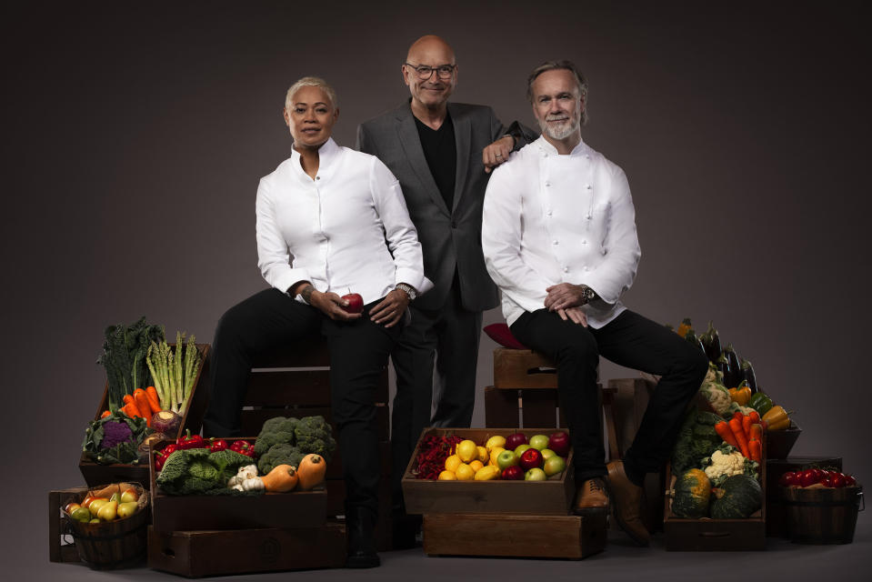 MasterChef: The Professionals S16,23-10-2023,PORTRAIT,Monica Galetti, Gregg Wallace, Marcus Wareing,**STRICTLY EMBARGOED NOT FOR PUBLICATION UNTIL 00:01 HRS ON TUESDAY 17TH OCTOBER 2023**,Shine TV,Production