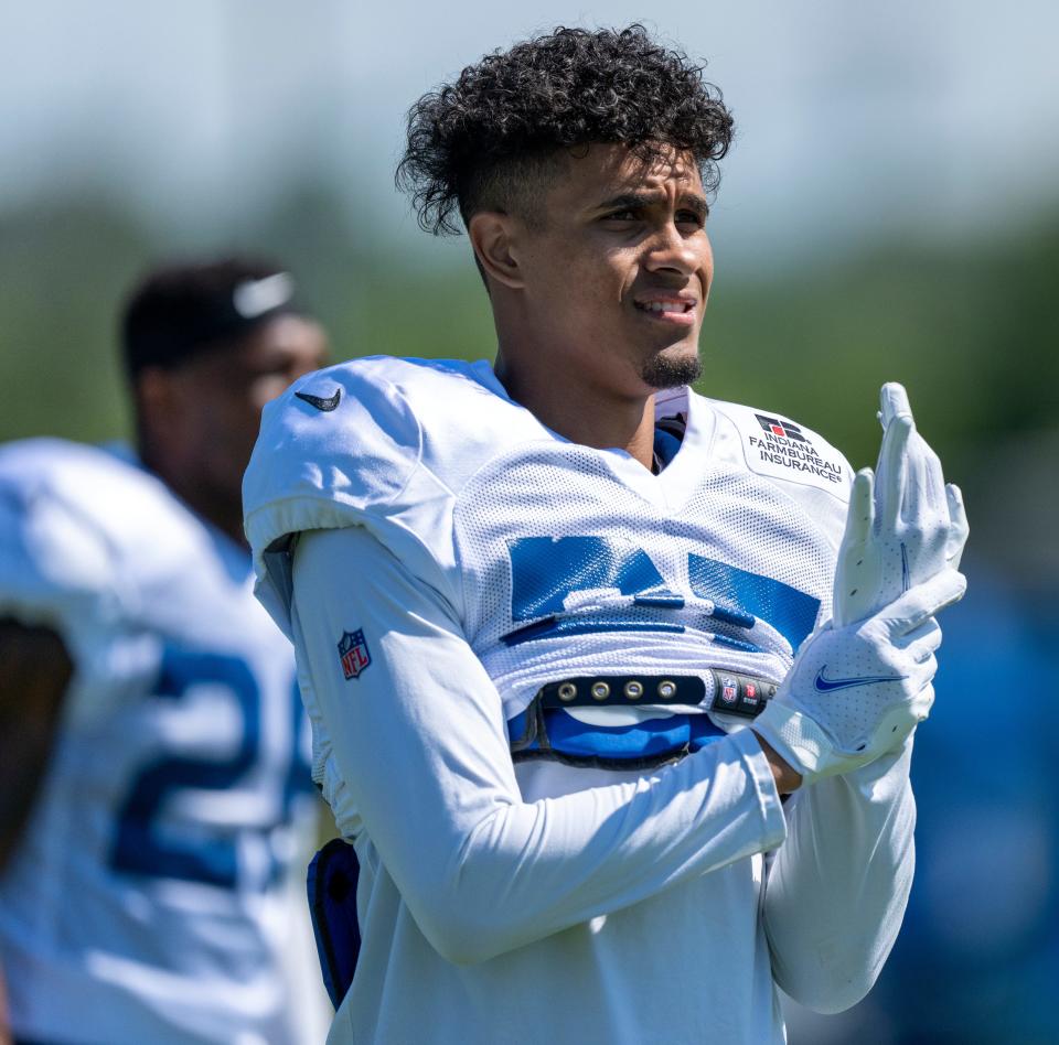 Seventh-round Indianapolis Colts rookie Rodney Thomas II has risen up the depth chart to the second-team free safety spot behind Julian Blackmon.