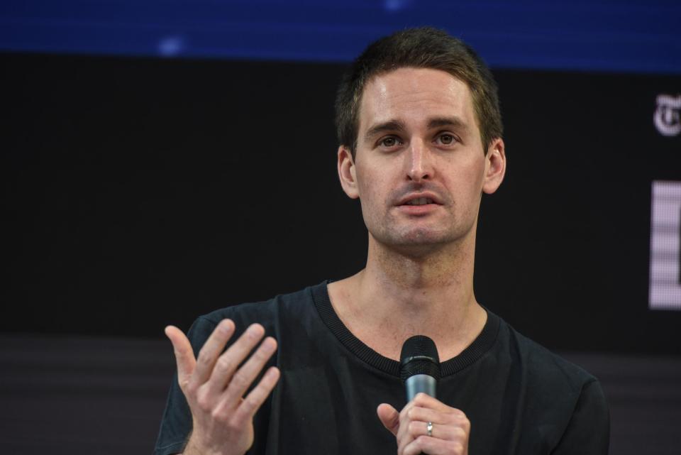 Snapchat boss Evan Spiegel says his company will not promote accounts