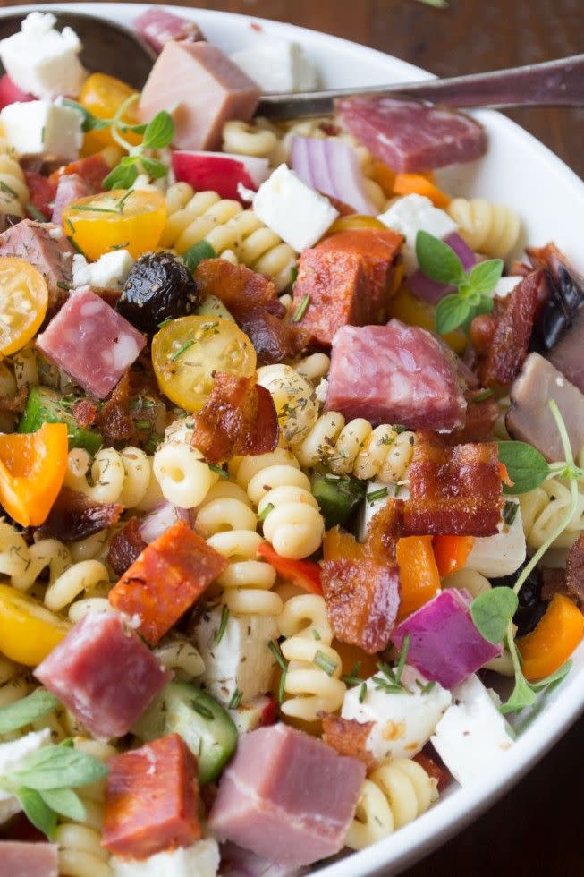 Meat Lovers Pasta Salad