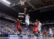 LEXINGTON, KY - FEBRUARY 18: Doron Lamb #20 of the Kentucky Wildcats shoots the ball during the game against the Ole Miss Rebels at Rupp Arena on February 18, 2012 in Lexington, Kentucky. (Photo by Andy Lyons/Getty Images)