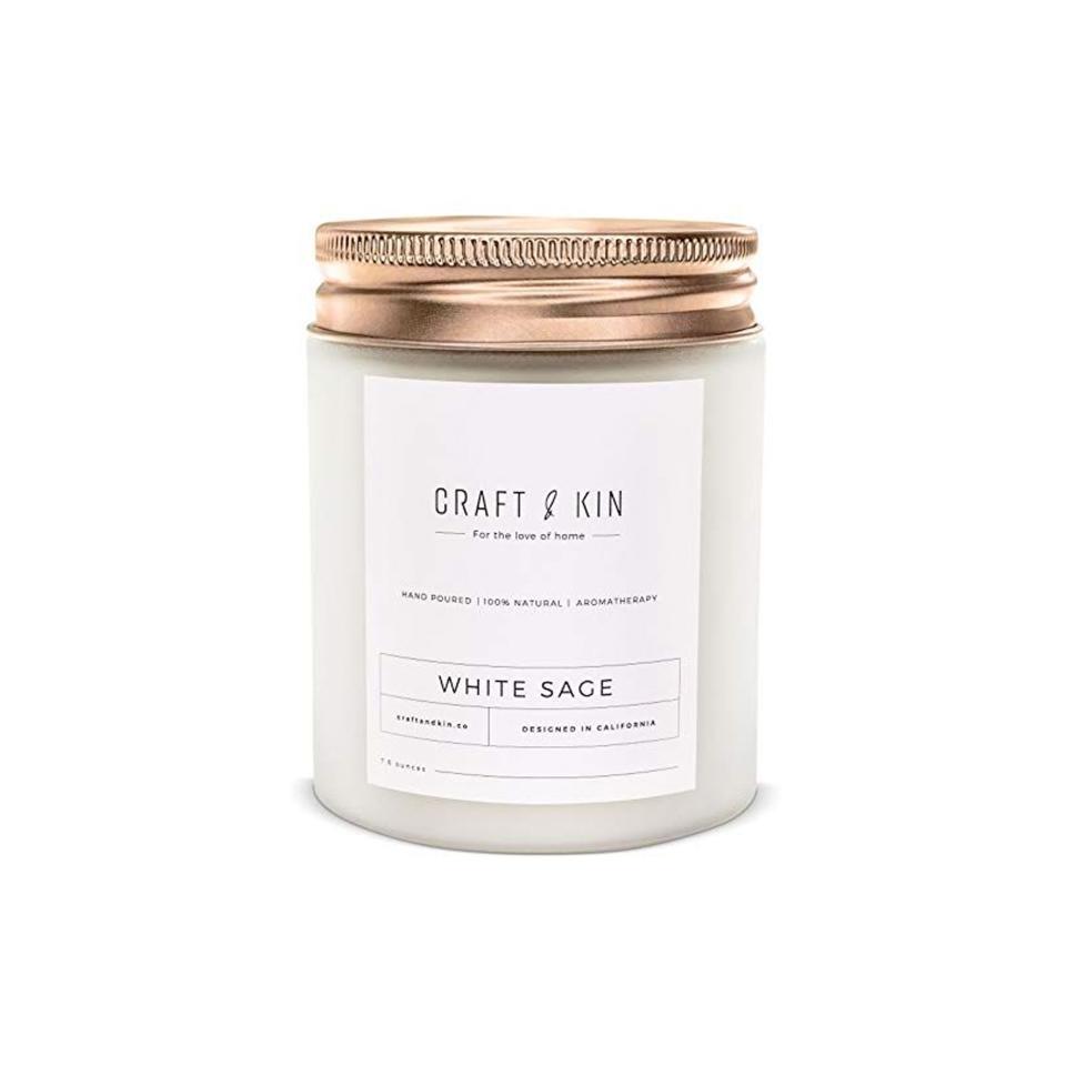 13) White Sage Candle