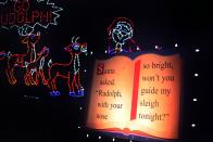 <p>With a name like Santa Claus, you know this Indiana town has to have a fabulous holiday light show—and it does. <a href="https://santaclauslandoflights.wordpress.com/" rel="nofollow noopener" target="_blank" data-ylk="slk:Santa Claus Land of Lights" class="link ">Santa Claus Land of Lights</a> tells the thrilling story of Rudolph and his shining nose in storyboards and thousands of lights over a 1.2-mile driving route. Highlights include three light tunnels, 300 light display pieces, and 11 giant story scenes. </p>