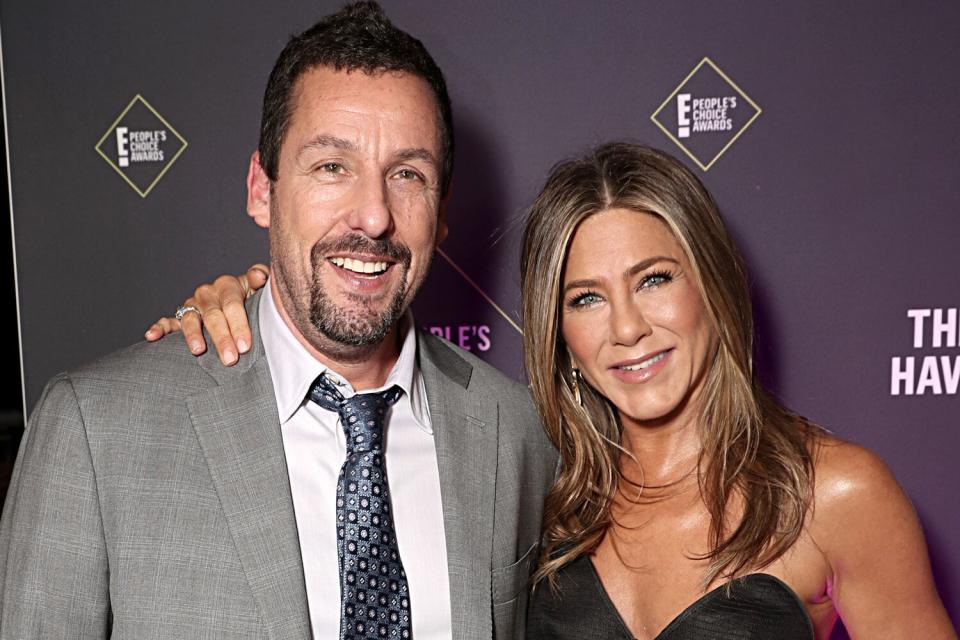 Adam Sandler and Jennifer Aniston