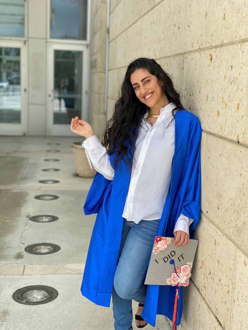 Faten Hamadna, 22, arrived in Florida with her parents from the Palestinian territories when she was 4 years old. DACA has helped her get into college and, someday, to pursue a job in communications.