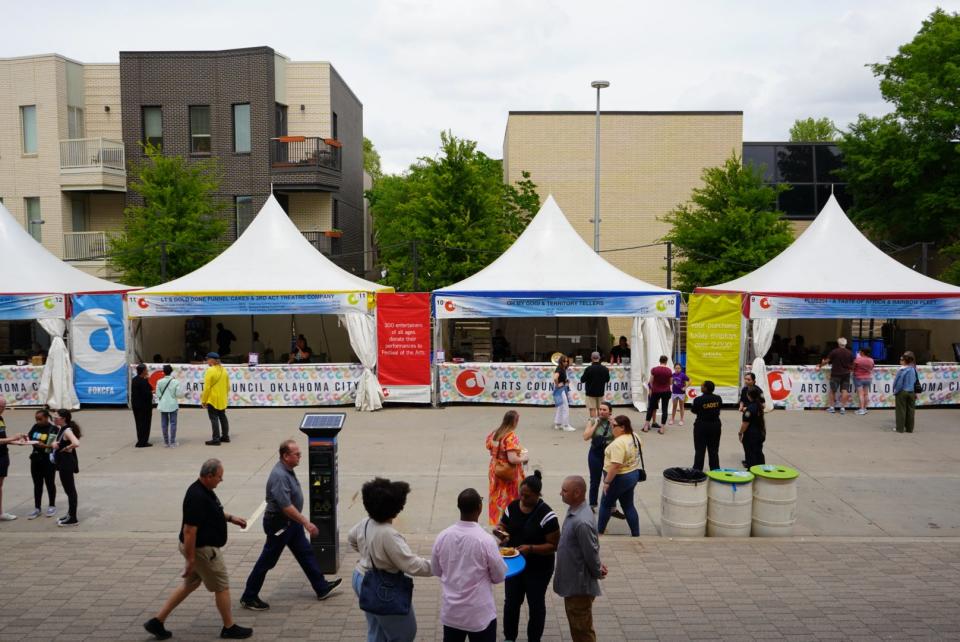 Arts Council Oklahoma City hosts their 58th annual Festival of the Arts in downtown OKC’s Bicentennial Park on Thursday, April 25, 2024.