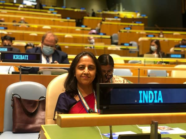 Reenat Sandhu, Secretary West to represent India 76th session of UNGA. (Twitter)