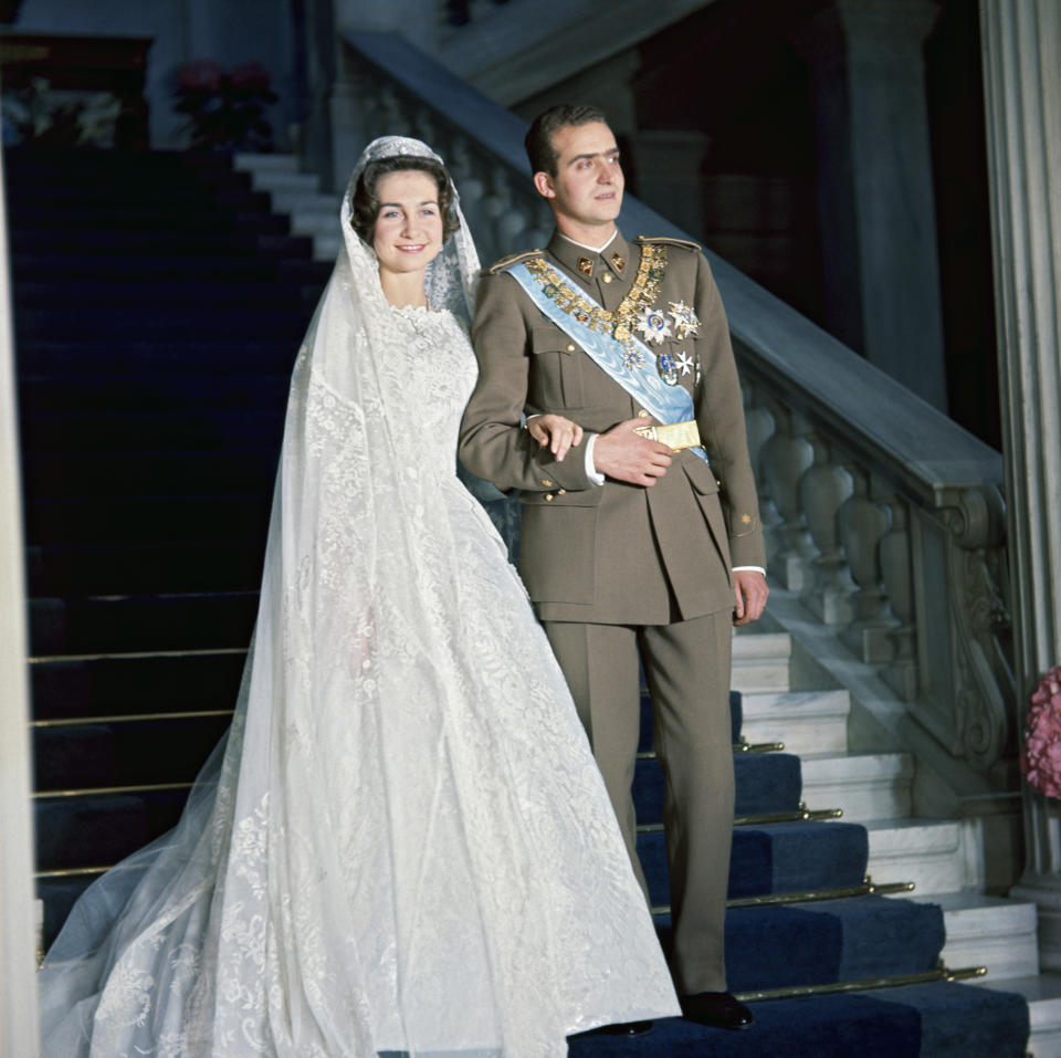 Wedding of Juan Carlos I of Spain to Sophia of Greece and Denmark. (Photo by Daniele Darolle/Sygma via Getty Images)