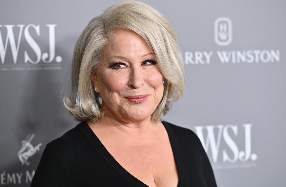 Bette Midler has addressed a backlash about comments she made encouraging mothers to &#39;try breastfeeding&#39;, pictured in November, 2019. (Getty Images)