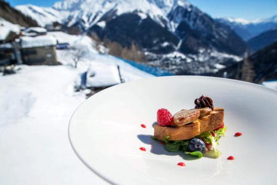 Courmayeur serves up top-class cuisine (Le Massif)