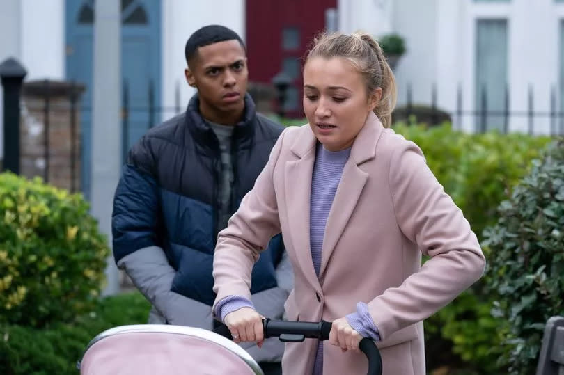 Tilly as Louise Mitchell on EastEnders