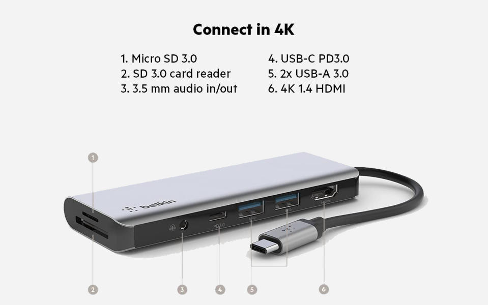 Belkin USB-C 7 合 1 多端口轉接器