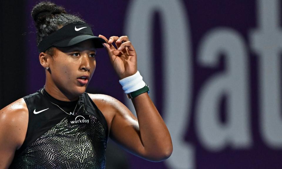 <span>Naomi Osaka has remained positive on her return: ‘I know there will be a lot of tough matches and probably a lot of scrappy ones.’</span><span>Photograph: Noushad Thekkayil/NurPhoto/Shutterstock</span>