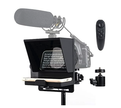 Pergear Mini Portable Adjustable Teleprompter