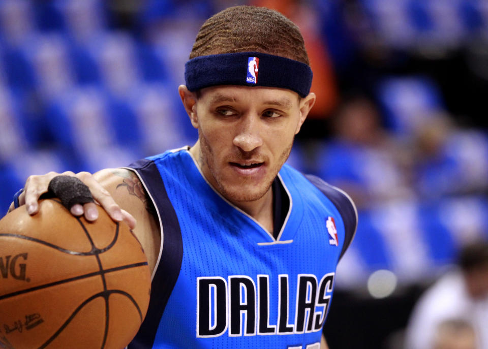 Delonte West with the Mavericks.