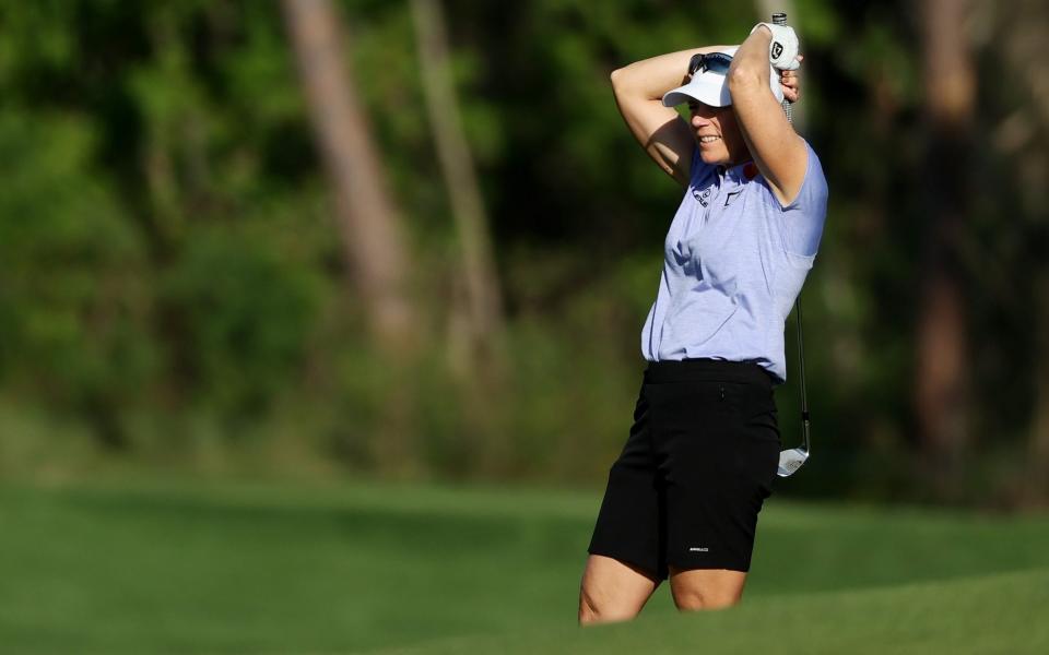 Annika Sorenstam — Rules official breathes sigh of relief as Annika Sorenstam makes cut - GETTY IMAGES